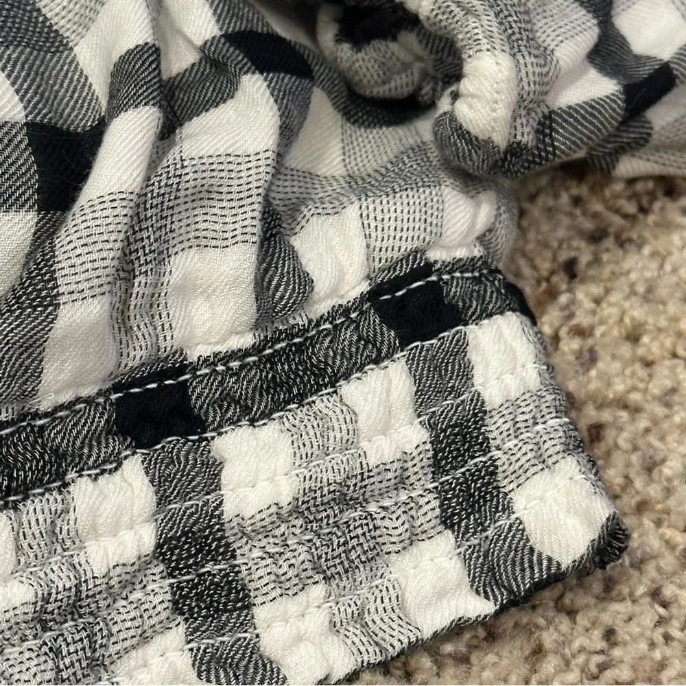 Anthropologie Cloth & Stone Sara Plaid Blouse
